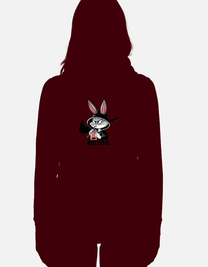 Just Do It Cropped Hoodie